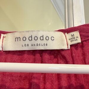 mododoc Los Angeles Women's Raspberry Red Blouse - Medium